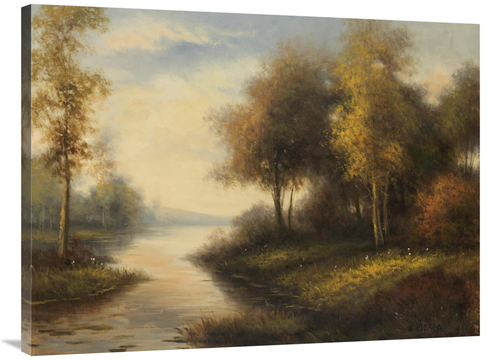 Global Gallery GCS-132461-3040-142 30 x 40 in. Fleuve Obreux Art Print