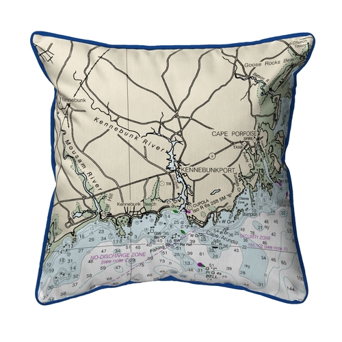 Betsy Drake HJ13286KB Kennebunckport, ME Nautical Map Large Corded