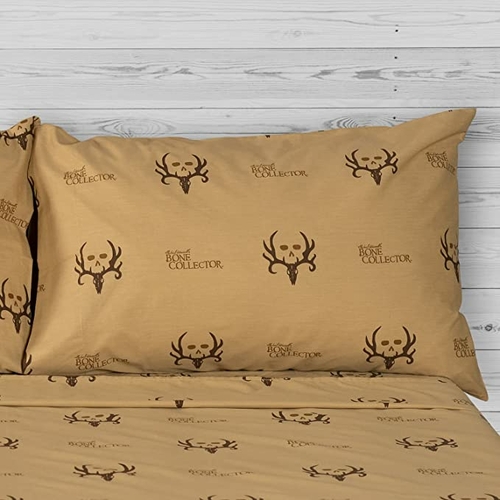 VISI-ONE - Bone Collector - Skull Theme - Crown Sheet Set For Bedding