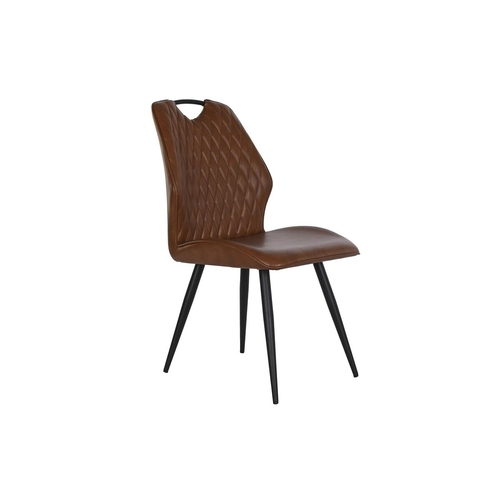 Chair DKD Home Decor Dark brown 60 x 48 x 88,5 cm 48 x 51 x 87 cm