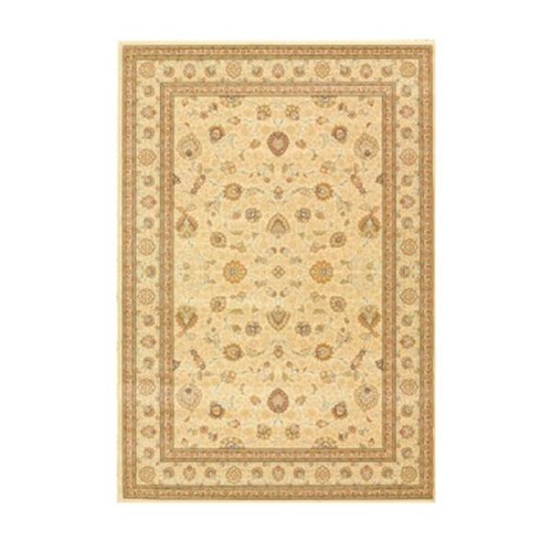 Ivory Polypropylene Pile Rug