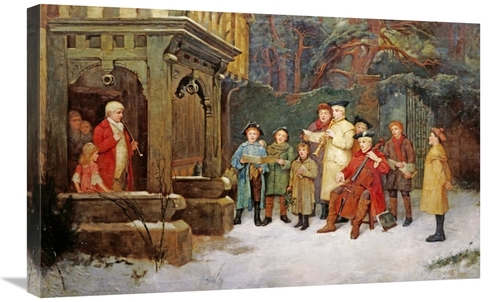 Global Gallery GCS-268264-30-142 30 in. The Carol Singers Art Print - 