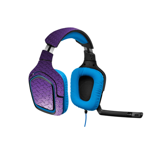 MightySkins LOGG430-Purple Diamond Plate Skin for Logitech G430 Gaming