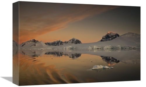 Global Gallery GCS-397768-1218-142 12 x 18 in. Peaks At Sunset, Wi