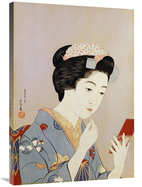 Global Gallery GCS-266423-36-142 36 in. A Maiko Applying Rouge to Her 