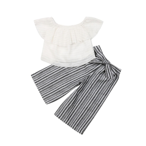 1 6Y Toddler Kids Baby Girls Summer Clothes Sets