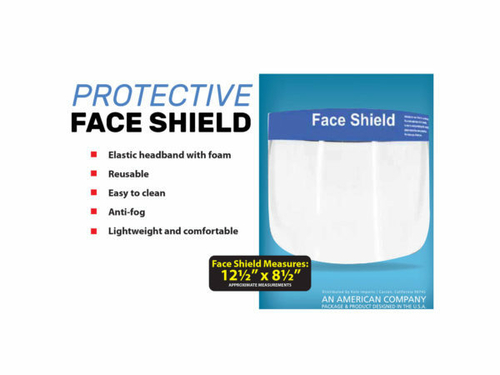 Kole Imports MO112-40 Face Shield - Case of 40