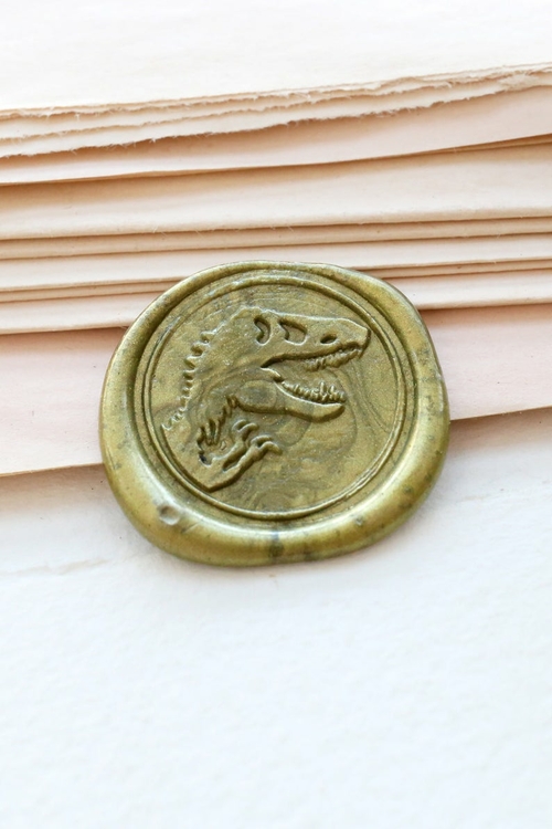 Dinosaur T-Rex Wax seal stamp /Wax seal Stamp kit