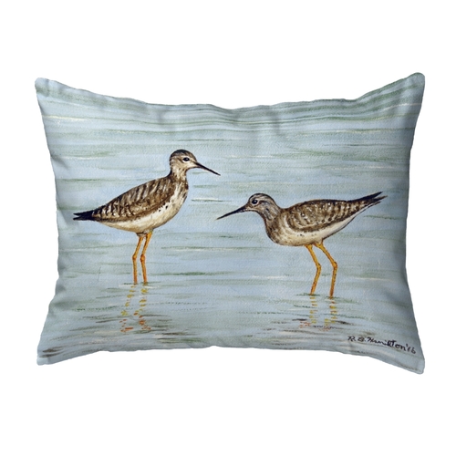Betsy Drake KS430 11 x 14 in. Yellow Legs Small No-Cord Pillow