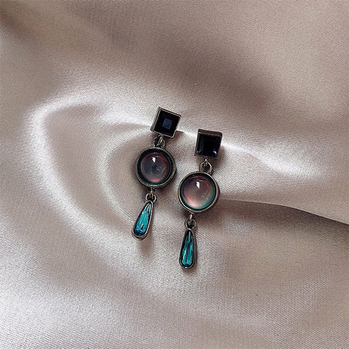 Blue Crystal Earrings