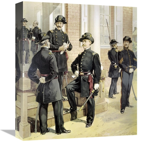 Global Gallery GCS-279023-16-142 16 in. Staff - Field-And-Line Officer