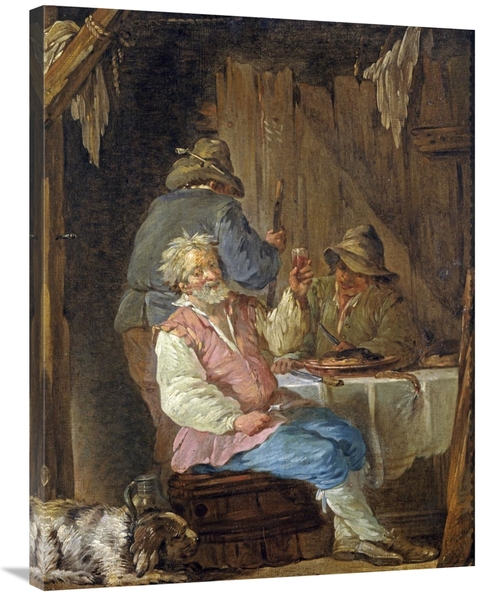 Global Gallery GCS-266247-36-142 36 in. An Old Man Smoking Art Print -