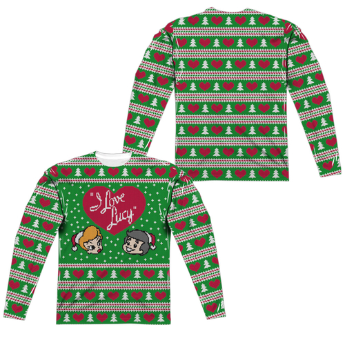 Trevco LB327FB-ALPP-2 I Love Lucy & Lucy Sweater Front & Back Print Lo