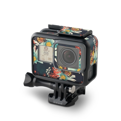 DecalGirl GPH6B-MONARCHG GoPro Hero6 Black Skin - Monarch Grove