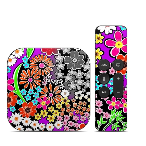 DecalGirl ATV4-BURSTCLR Apple TV 4th Gen Skin - A Burst of Color