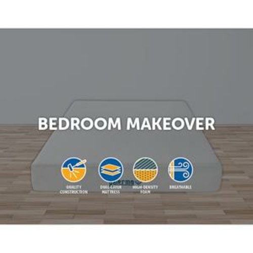 Queen 25cm Gel Memory Foam Mattress Dual-Layered - CertiPUR-US