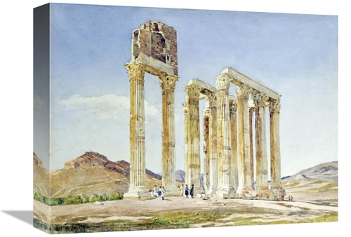 Global Gallery GCS-266731-16-142 16 in. The Temple of Olympian Zeus