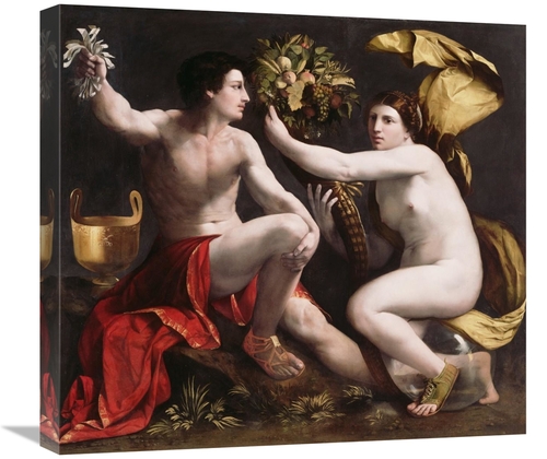 Global Gallery GCS-459875-22-142 22 in. Allegory of Fortune Art Print 