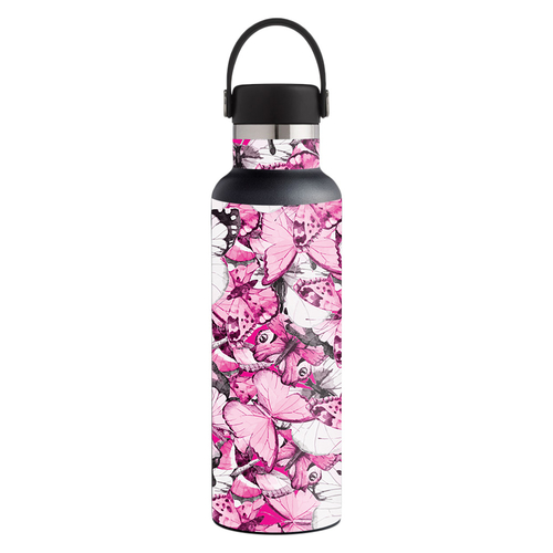 Main MightySkins HFST21-Butterflies Skin for Hydro Flask 21 oz Standard Mou image