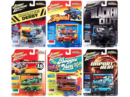 Street Freaks 2018 Release 3 Set A of 6 Cars 1/64 Diecast Models by