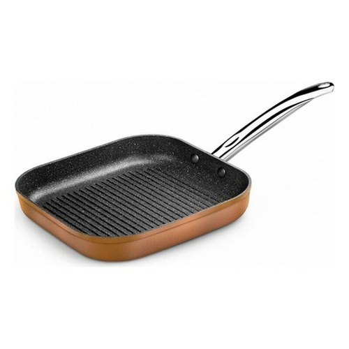 Grill pan with stripes Monix M740030 Grill 28 cm Toughened aluminium