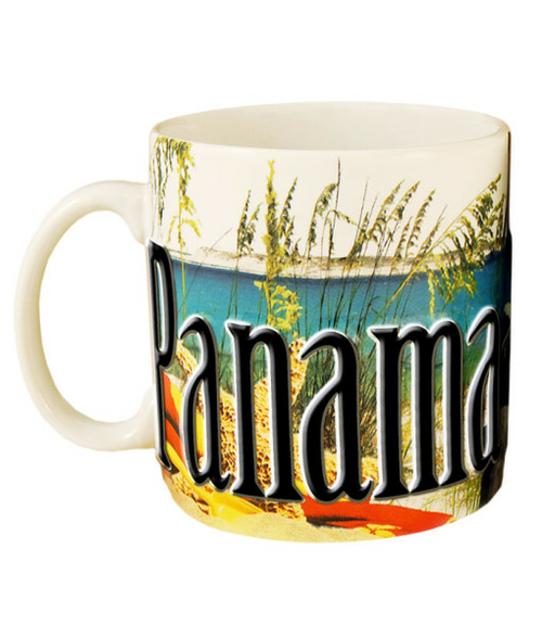 Americaware SMPCB01 Panama City Beach 18 oz Full Color Relief Mug