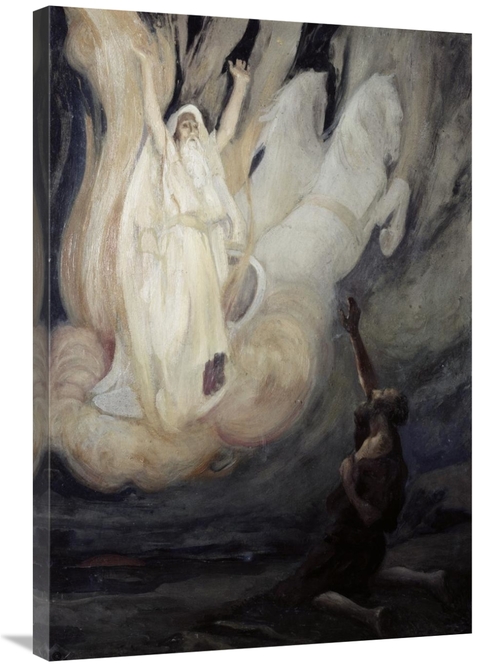 Global Gallery GCS-280297-36-142 36 in. Elijah Ascends in a Chariot of