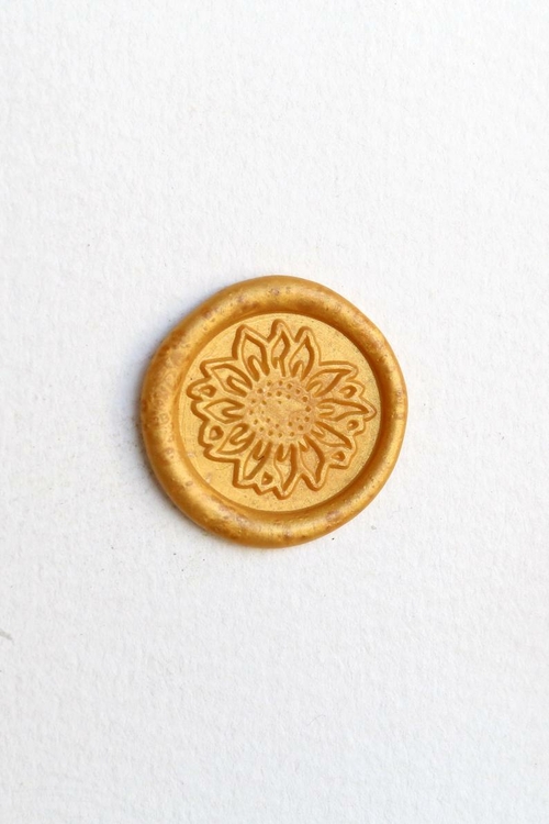 Sunflower Wax Seal Stamp /Wax seal stamp Kit /Custom Sealing