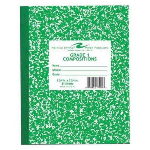 Roaring Springs Marbled Grade 1 Composition Book - 144 Count, 24