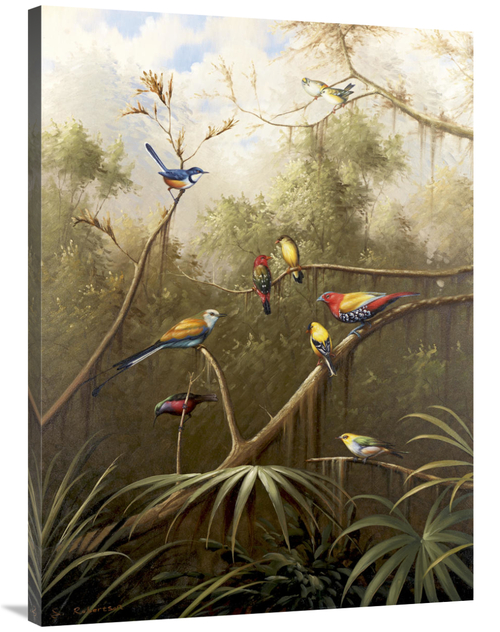 Global Gallery GCS-132472-3040-142 30 x 40 in. Morning Gathering II Ar