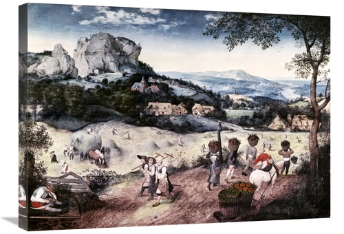 Global Gallery GCS-276920-30-142 30 in. Haymaking Art Print - Pieter B