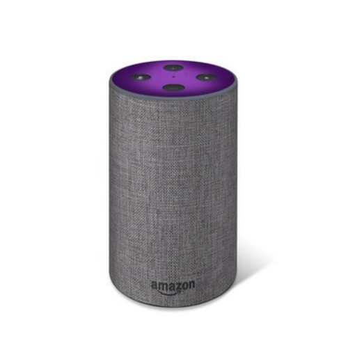 DecalGirl AECO7T-PURPLEBURST Amazon Echo 2017 Top Only Skin - Purple B