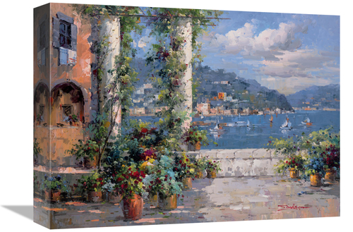 Global Gallery GCS-124200-1216-142 12 x 16 in. Hillside VIew II Art Pr
