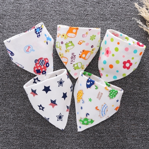 Baby Bibs Cotton Infant Feeding Towel Bibs Cartoon