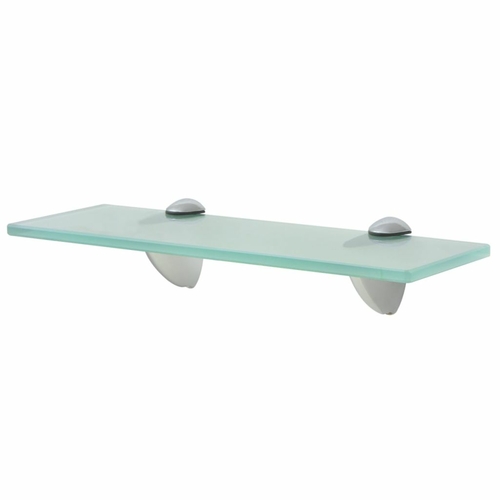 Floating Shelves 2 pcs Glass 11.8"x3.9" 0.3"