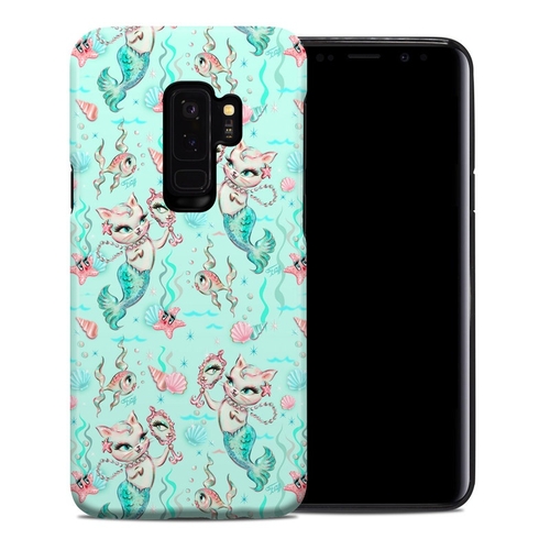 DecalGirl SGS9PHC-MERKITTENAQUA Samsung Galaxy S9 Plus Hybrid Case - M