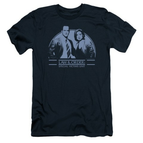 Trevco Law & Order Svu-Elliot & Olivia Short Sleeve Adult 30-1 Tee,