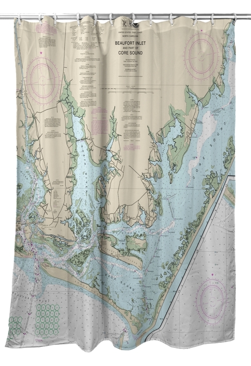 Betsy Drake SH11545 Beaufort Inlet & Part of Core Sound, NC Nautic