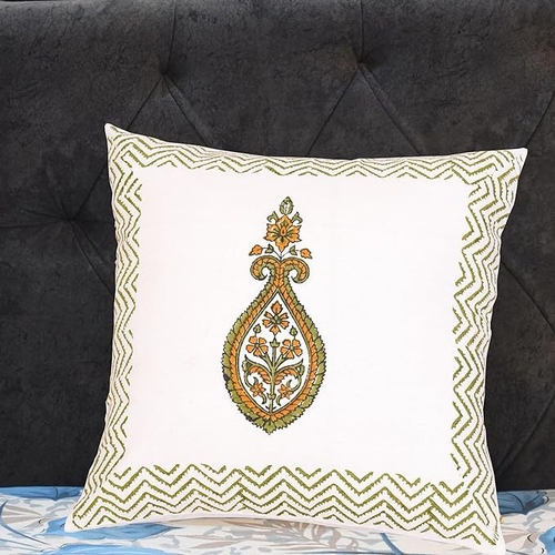 Hand Block Print Cushion Covers, Designer Decorative Hand Made Cushion