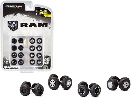 \RAM Trucks\" Wheels and Tires Multipack Set of 24 pieces \"Wheel &