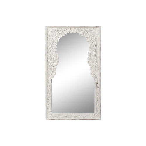 Wall mirror DKD Home Decor S3019167 White Arab MDF Wood Stripped (70 x