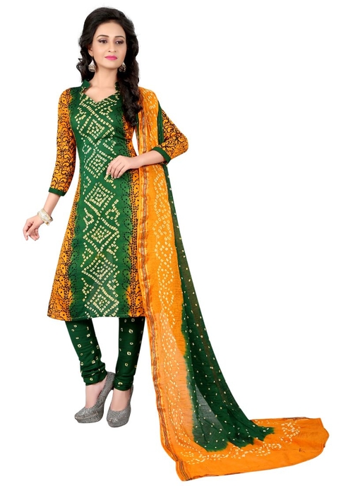 Generic Women's Satin Cotton Salwar Material