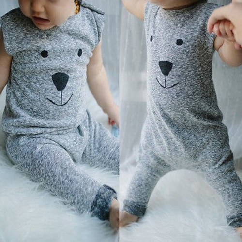 Toddler Newborn Baby Girls Boys Cartoon Fur Bear