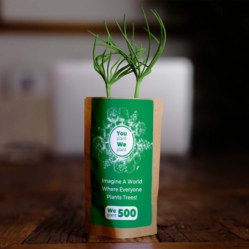 You Plant We Plant Tree Pouch, Grow a Tree and We'll Plant 500 More