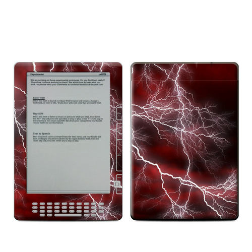 DecalGirl AKDX-APOC-RED Kindle DX Skin - Apocalypse Red