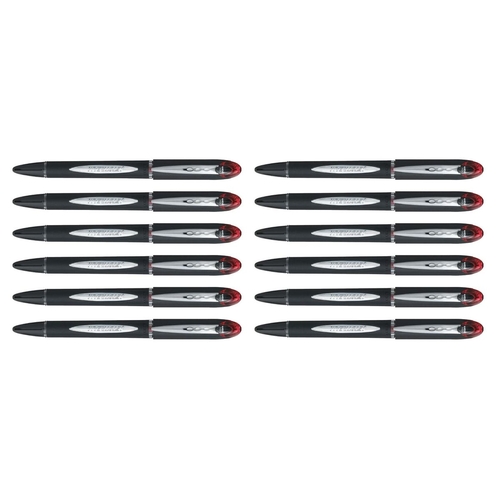 Liquid ink ballpoint pen Uni-Ball Rollerball Jestsream SX-210 Red 12