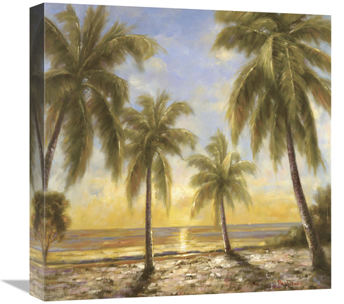 Global Gallery GCS-119694-1818-142 18 x 18 in. Caribbean Waters Art Pr