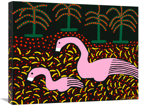 Global Gallery GCS-479197-2228-142 22 x 28 in. Flamingo Royale Art Pri
