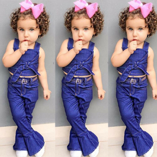 Pudcoco Toddler Kids Baby Girl Clothes Set Summer