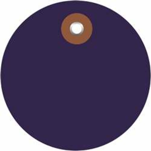 Box Partners G26069W 2 in. Blue Plastic Circle Tags - Pre-Wired - Pack